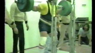 Cees de Vreugd † Squatting 410 kg!