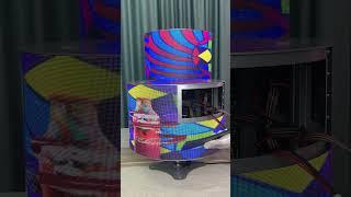 New Stylish Indoor P1.8 Cylinder GOB LED Display Screen #nseledcloud #nseled #nseledeurope