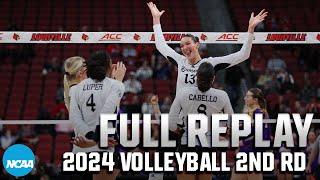 Louisville vs. UNI: 2024 NCAA volleyball second round | FULL REPLAY