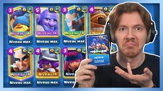 JE GAGNE avec SEULEMENT DES CARTES qui tapent À DISTANCE !! - Clash Royale