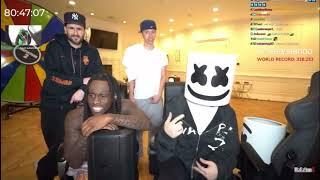 MARSHMELLO LEAKS UNRELEASED JUICE WRLD & RODDY RICCH SONG LIVE ON KAI CENAT’S STREAM!