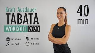 TABATA WORKOUT KRAFT AUSDAUER 2020 / intensiv / keine Geräte | Katja Seifried