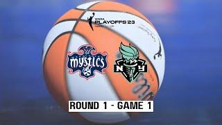 Full Game | Playoff Round 1 - Game 1 | Washington Mystics vs New York Liberty - September 15, 2023