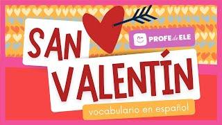 ‍️‍ Vocabulario de San Valentín en español | ProfedeELE.es