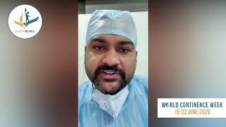 Dr Manav Agrawal  message on World Continence Week