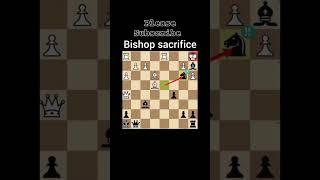 Bishop sacrifice #chess #chessmaster #chesslover #chesslife #chesspuzzle #checkmate #chesstime