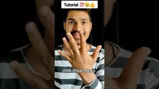 how to do finger Magic trick || Tutorial  | #short #shorts #viral #trending #tiktok