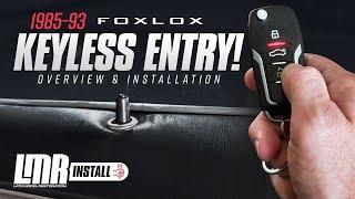 Modernize your Fox Body Mustang! FoxLox Keyless Entry System - Overview & Install