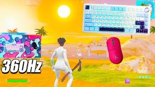 [1 HOUR] AULA F75 Keyboard ASMR  Satisfying Fortnite Gameplay [PC 360 FPS 4K]