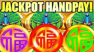 JACKPOT HANDPAY! MY 10TH MAJOR!?  PEACOCK FU DAI LIAN LIAN BOOST Slot Machine (ARISTOCRAT GAMING)