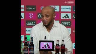 New Bayern Munich head coach Vincent Kompany on what he expects from his players on the pitch