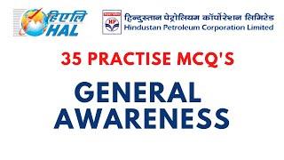 General Awareness for HAL & HPCL - Pracise multiple choice questions - Design & Management Trainee