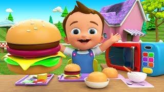 Making Burger DIY - Preschool Kids Toddlers Activities 3D Baby Kids Children Learning Educational