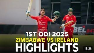 Zimbabwe VS Ireland, 1st ODI | Live Cricket Match Today | ZIM VS IRE Live Match Today