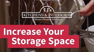 Increase Your Storage Space with a Kitchen Island - LJ's Kitchens & Interiors