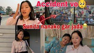 @SunitaRaiShrestha Nana KO Ghar Jada bato ma accident vo 