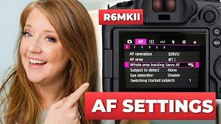 R6MKII AF Settings for Wedding Photography