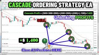 Cascade Ordering Forex Strategy FREE EA/BOT in MQL5/MT5. Unlock PROFITS! [PART 381]. MQL5/MT5 EA