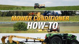 How to optimize windrows with a Vermeer mower conditioner | Vermeer