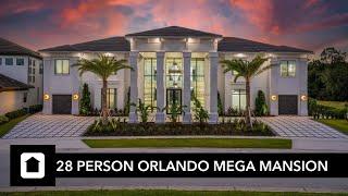 28 Person Orlando Mega Mansion Rental Tour - Reunion Resort 16000