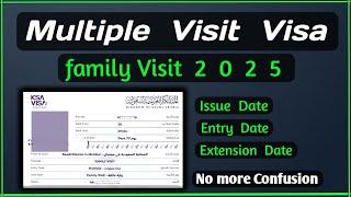 Multiple family visit visa Saudi Arabia 2025 | visit visa saudi arabia rules | #multiplevisitvisa