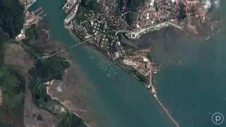 Imaging the Panama Canal from Space