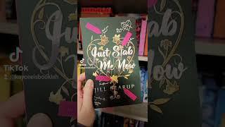 Barnes and Noble Unboxing: Just Stab Me Now by @JillBearup  #juststabmenow