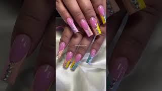 Pastel French nails #shorts #nailart #acrylicnails #nailinspo #nailtech #nails #nails2022 #nyc