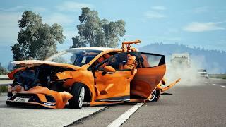 BeamNG Drive - Dangerous Driving and Car Crashes #7