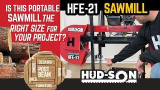 Is the  HFE-21 Portable Sawmill the right size for your your next project?