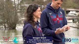 Olympic Gold Medalist, Rower Imogen Grant: take part in the Big River Watch!