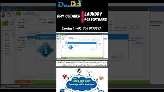 Dry Cleaner laundry POS Software