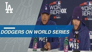WS2018 Gm1: Kershaw, Roberts on anticipation for WS