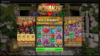 Online slots - Bonanza, 2 bonuses