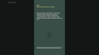 MSA - Measurement Systems Analysis - Security+
