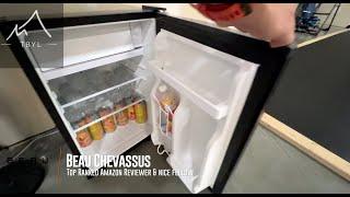  Up close of this mini fridge: used at a popular gym BLACK + DECKER BCRK25B Refrigerator