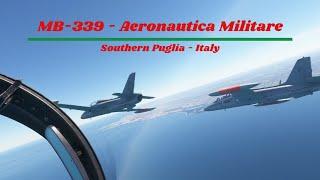 MB339 AM - Three ship flight over southern Puglia [Multiplayer Goose-crisk73-DiegoC - ITA]