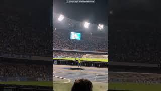 Goal Neres Napoli Palermo cinque a zero stadio Maradona Di Napoli lo stadio esulta