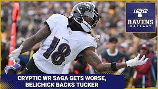 Baltimore Ravens cryptic WR saga worsens as John Harbaugh speaks, Bill Belichick backs Justin Tucker