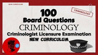 PART 1 CRIMINOLOGY 100 Review Questions | BOARD QUESTIONS With Explanation| Study Smarter Not Harder