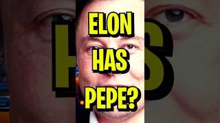 *FULL VIDEO UP NOW* ELON MUSK HOLDS PEPE COIN?!  #pepecoin #pepecrypto #pepe #memecoin #elonmusk