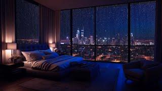 Boston Luxury Apartment  | 24 Hours Rain On The Window For Sleep | Bedroom Space