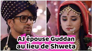 AJ se marie avec Guddan à la place de Shweta dans la série Guddan de @ZeeMagic