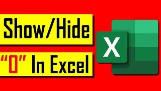 How to Display or Hide Zero Values In Excel