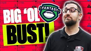 BIGGEST BUST in EVERY ROUND! - 2024 Fantasy Football Draft Strategy