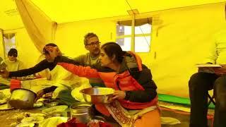 Havan at Mansarovar by Earthbound Expeditions Kailash tour