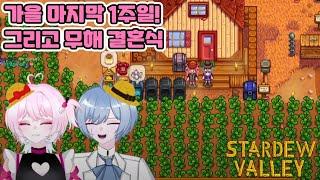 【스타듀밸리】 무해 결혼식 【디오페레타/사미무해】