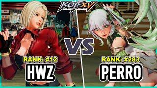 KOF XV  HWZ (Blue Mary/Chizuru/Elisabeth) vs Perro (Leona/Nakoruru/Whip)  Steam