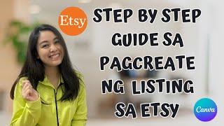 Paano MagCreate ng Listing sa Etsy Shop | Paano Magbenta ng Canva Templates sa Etsy (Full Guide)