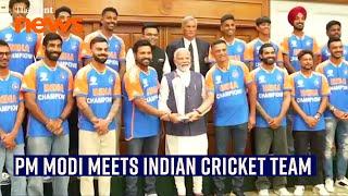 PM Modi meets Indian Cricket team after their T20 World Cup win